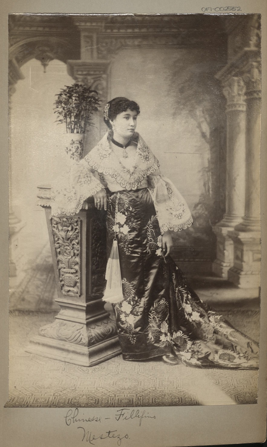 Chinese-Filipino mestizo.