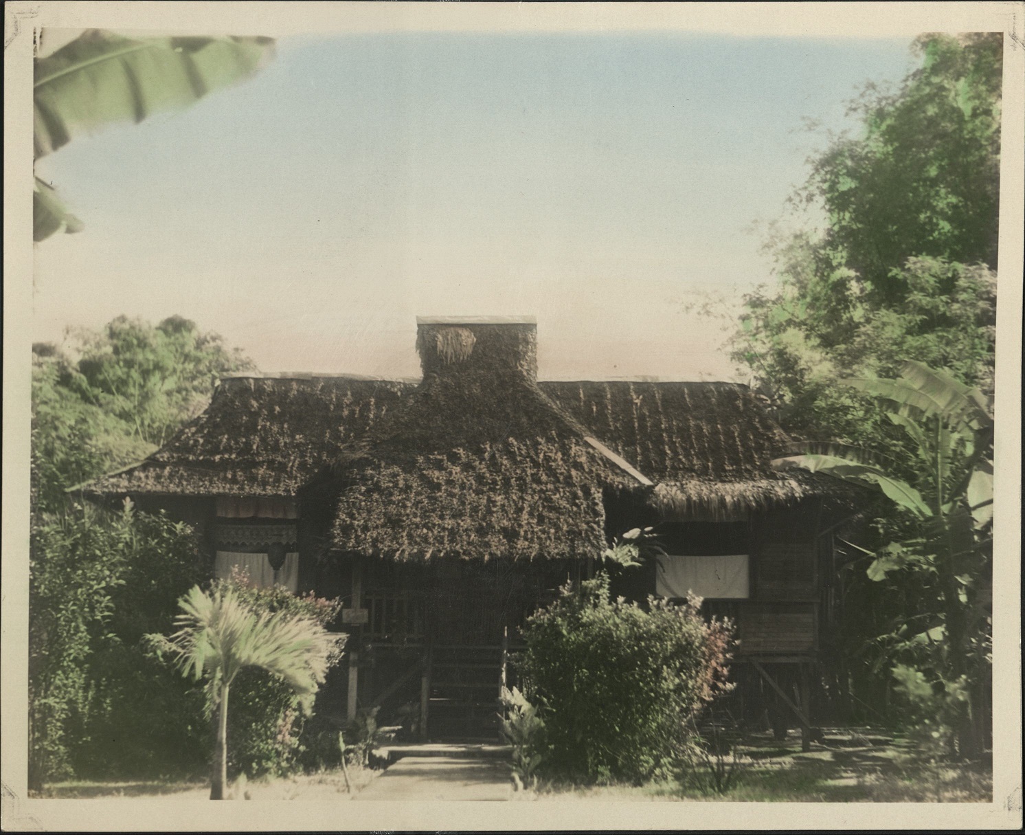 [Untitled – Philippine house with chimney].