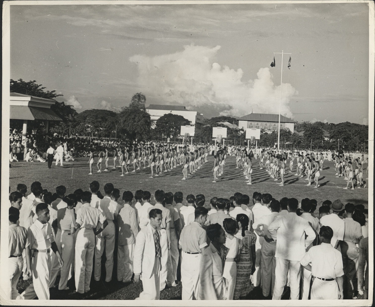 66. PHILIPPINES. Exercises at the inauguration of the new president of University of Philippines.