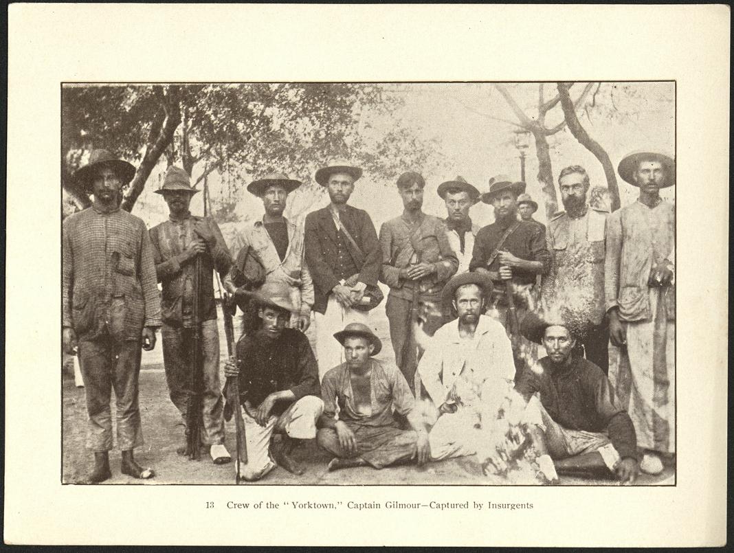 13. Crew of the “Yorktown,” Captain Gilmour [Lieutenant Gilmore] – captured by insurgents.