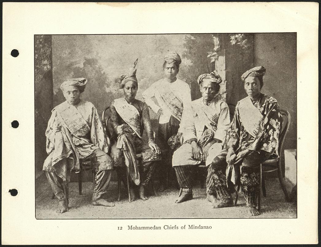 12. Mohammedan chiefs of Mindanao.