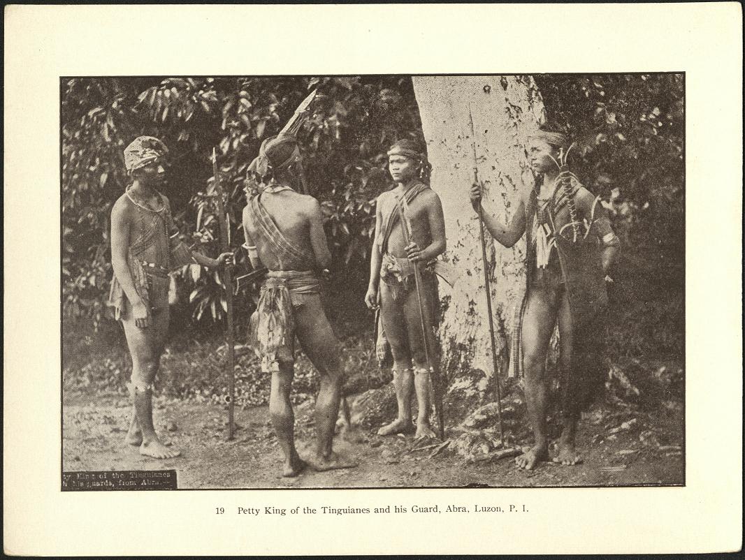 19. Petty King of the Tinguianes and his guard, Abra, Luzon, P. I.