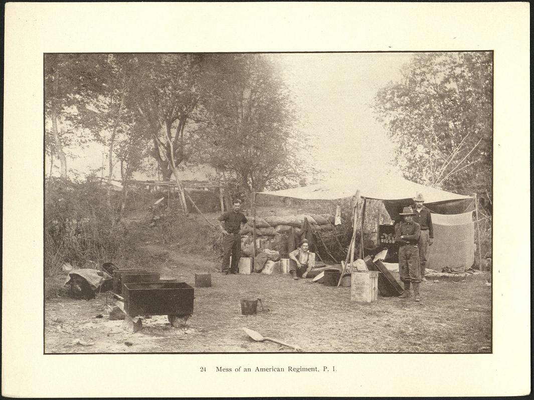 24. Mess of an American regiment, P. I.