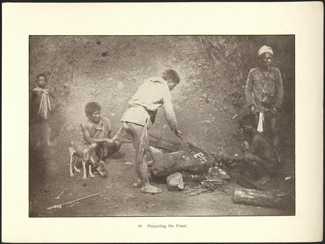 30. Preparing the feast.
