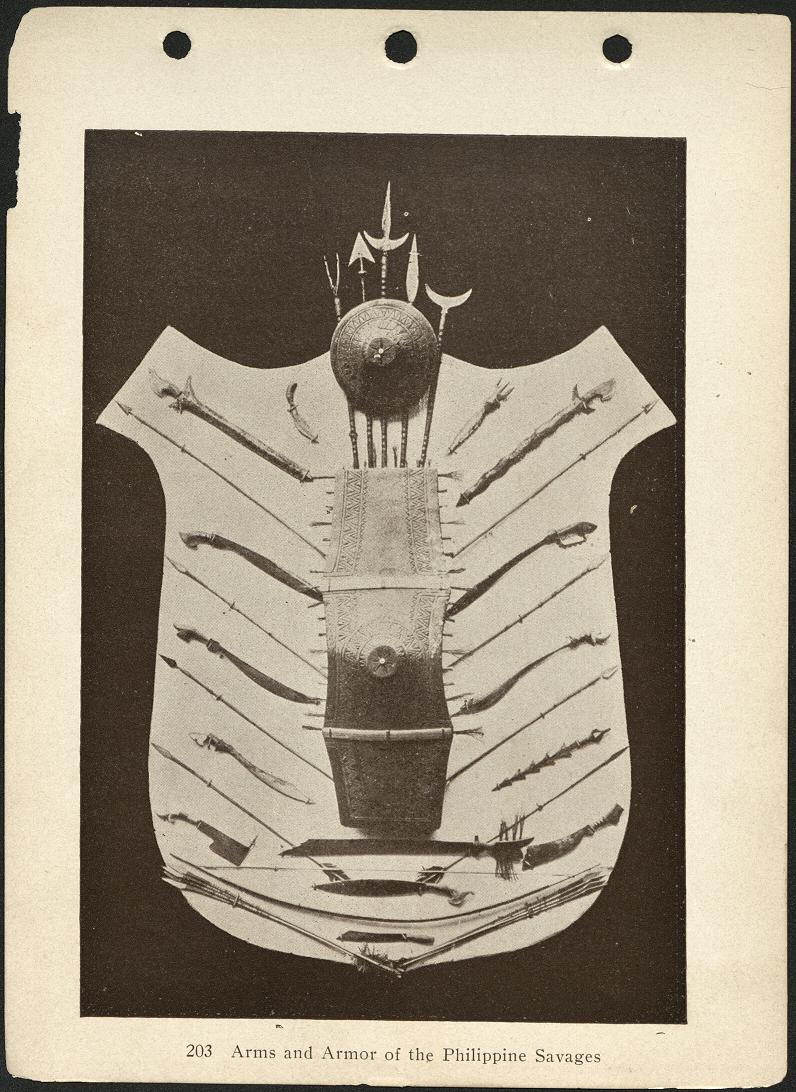 203. Arms and armor of the Philippine savages.