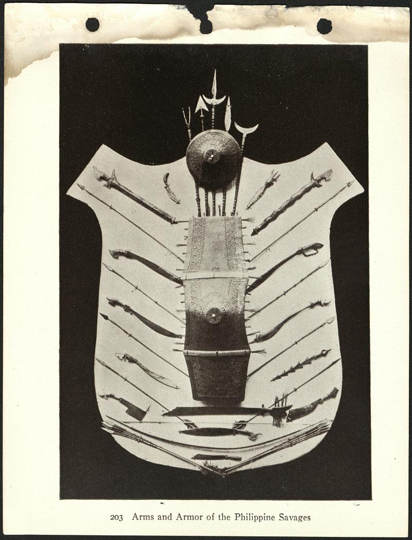 203. Arms and armor of the Philippine savages.