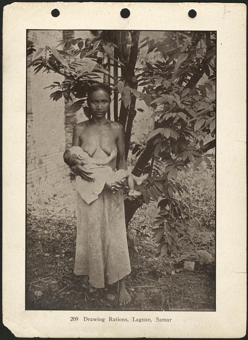 209. Drawing rations, Laguan, Samar.