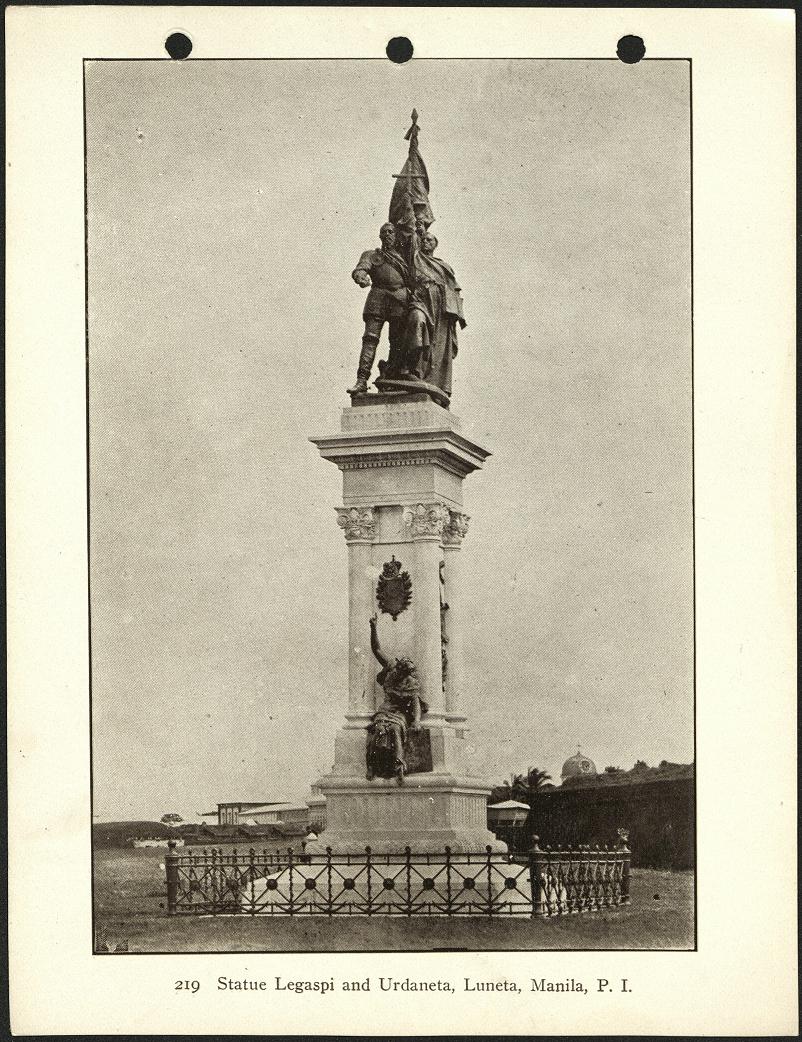 219. Statue Legaspi and Urdaneta, Luneta, Manila, P. I.