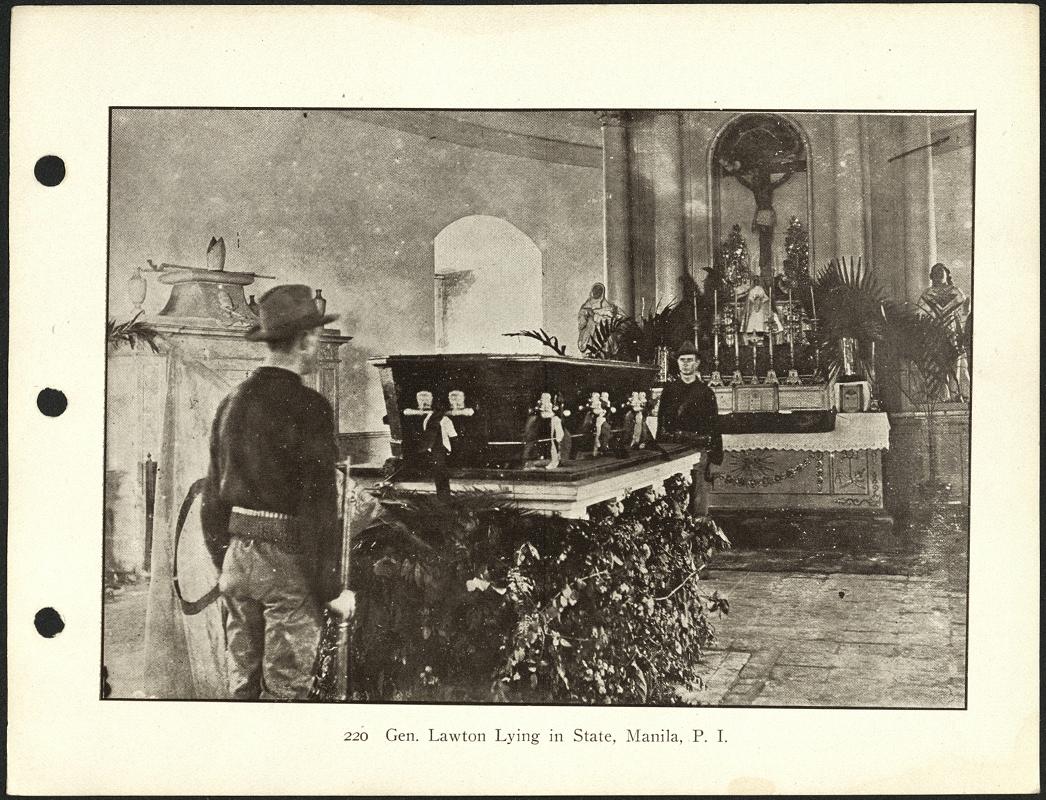 220. Gen. Lawton lying in state, Manila, P. I.