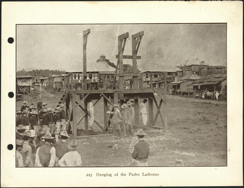 223. Hanging of the Padro [Pardo?] ladrones.