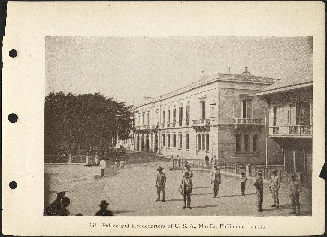 261. Palace and headquarters of U.S.A., Manila, Philippine Islands.