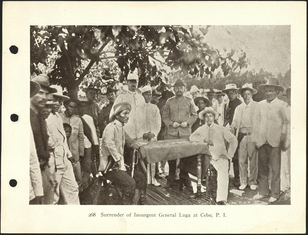268. Surrender of Insurgent General Luga at Cebu, P. I.
