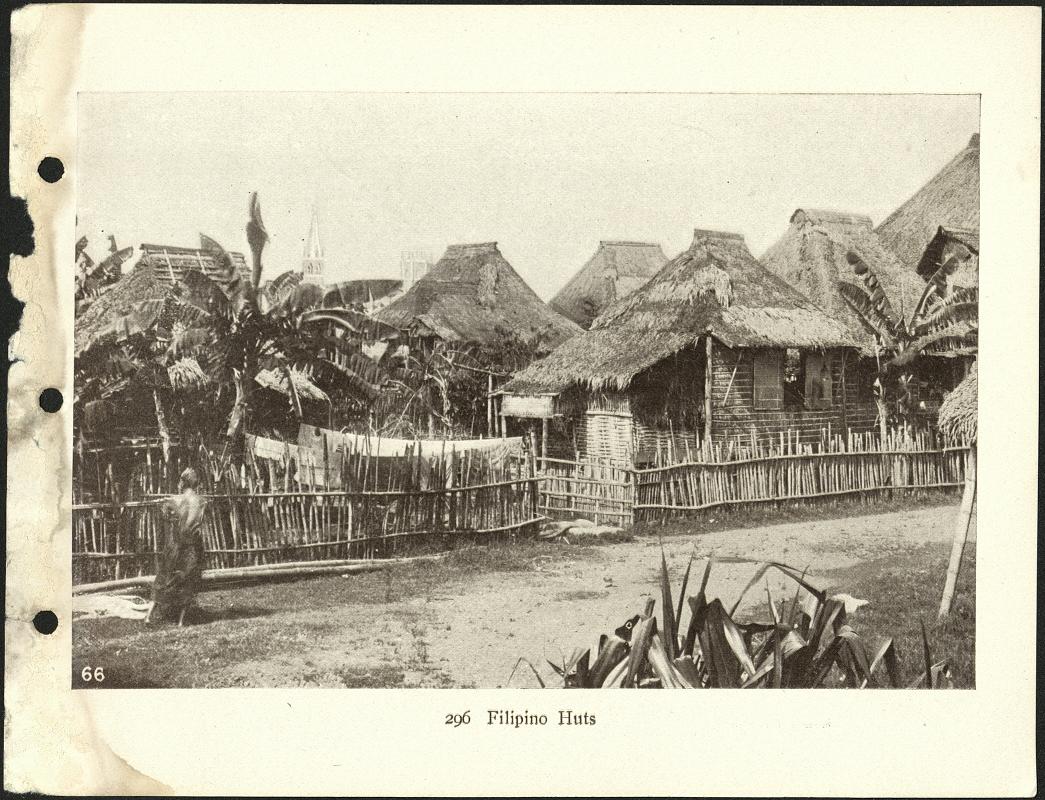 296. Filipino huts.