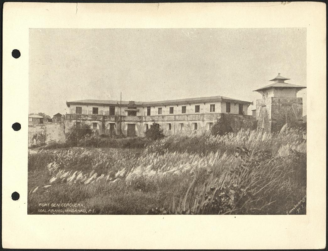Fort Gen. Corcuera, Malabang, Mindanao, P. I
