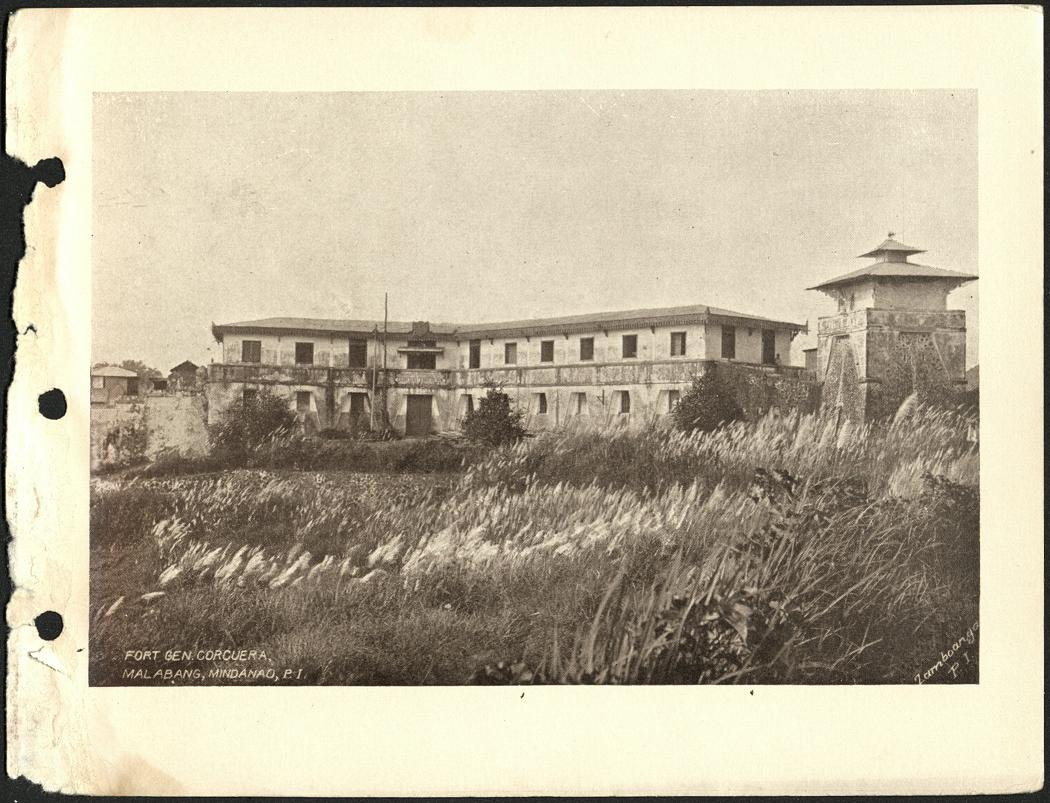 Fort Gen. Corcuera, Malabang, Mindanao, P. I.