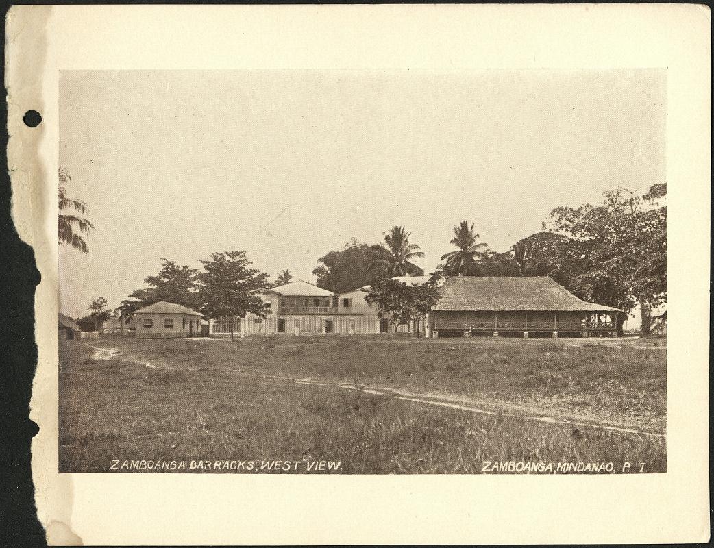 Zamboanga Barracks, west view. (Zamboanga, Mindanao, P. I.)