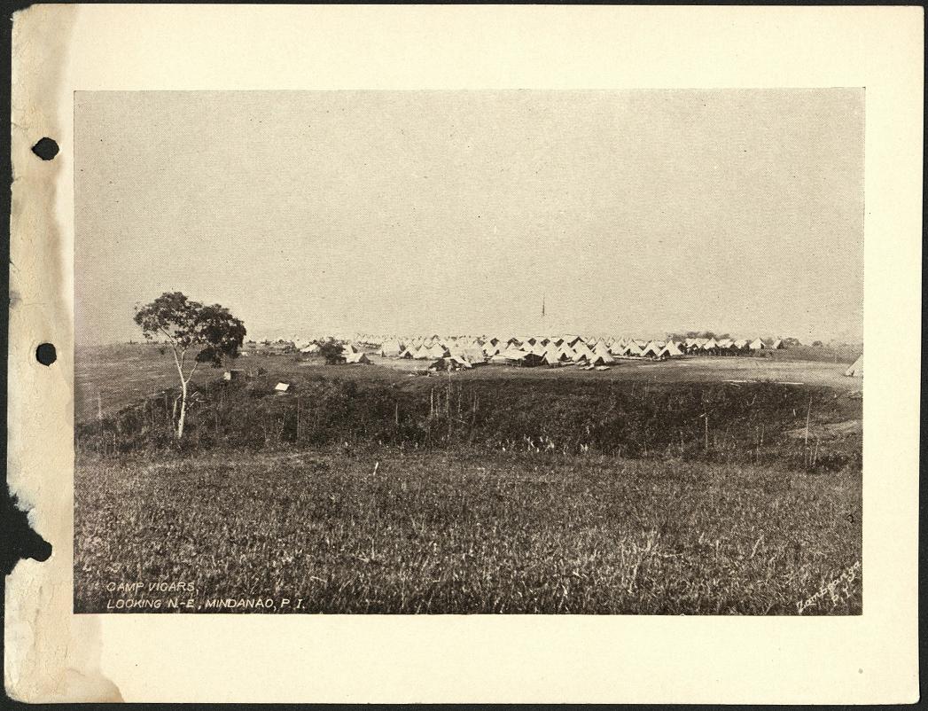Camp Vicars, looking N.E., Mindanao, P. I.