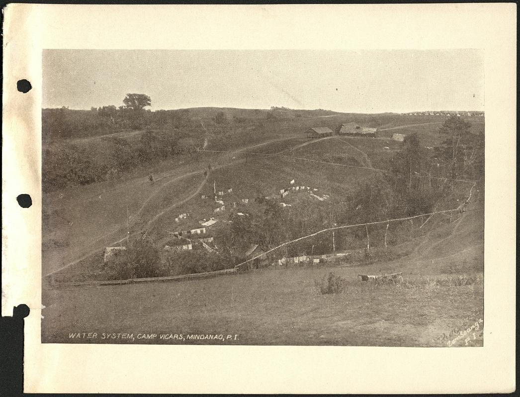Water system, Camp Vicars, Mindanao, P. I.
