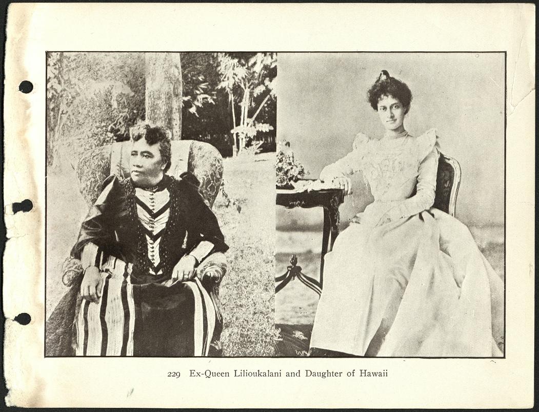 229. Ex-Queen Lilioukalani [Liliuokalani] and daughter of Hawaii.