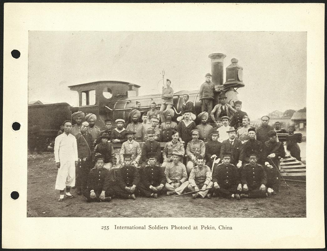255. International soldiers photoed at Pekin [Beijing], China.