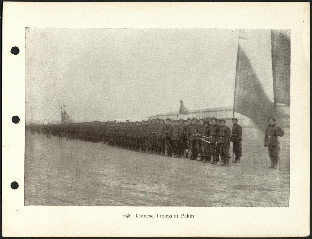 258. Chinese troops at Pekin [Beijing].
