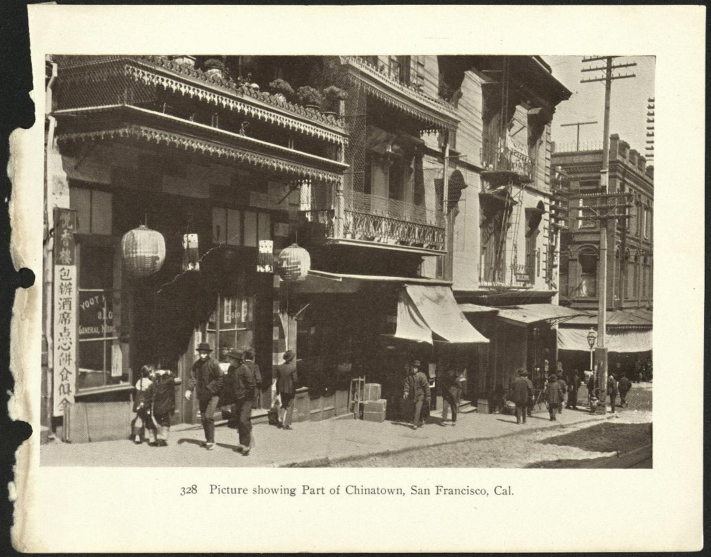 328. Picture showing part of Chinatown, San Francisco, Cal.