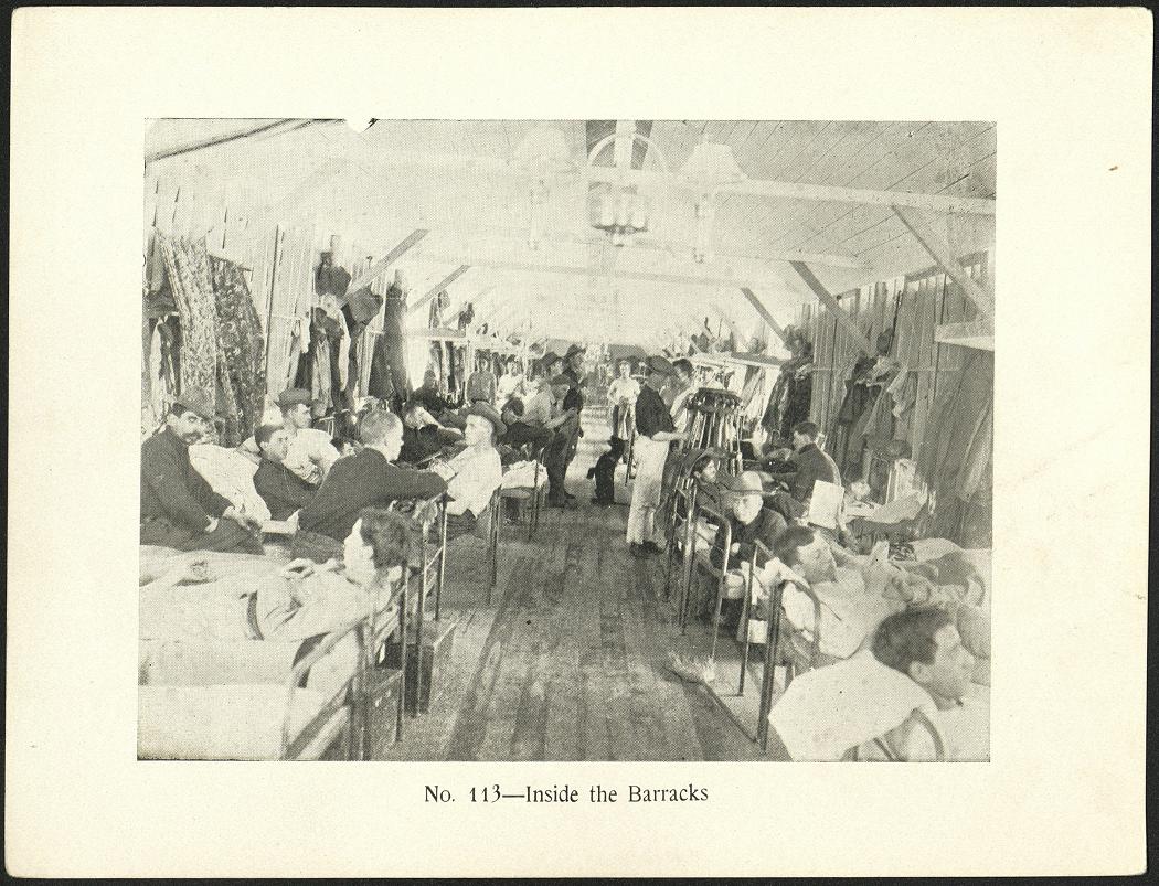 No. 113 – Inside the barracks.