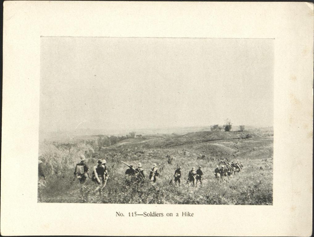 No. 115 – Soldiers on a hike.