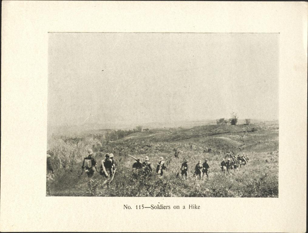 No. 115 – Soldiers on a hike.