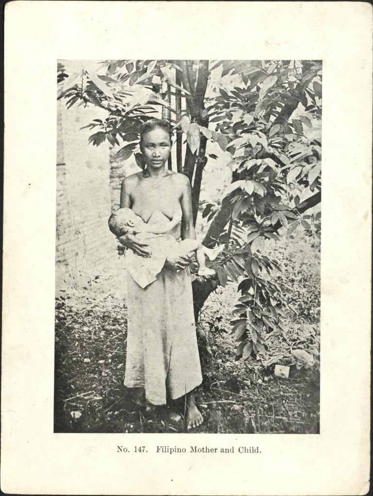 No. 147. Filipino mother and child.