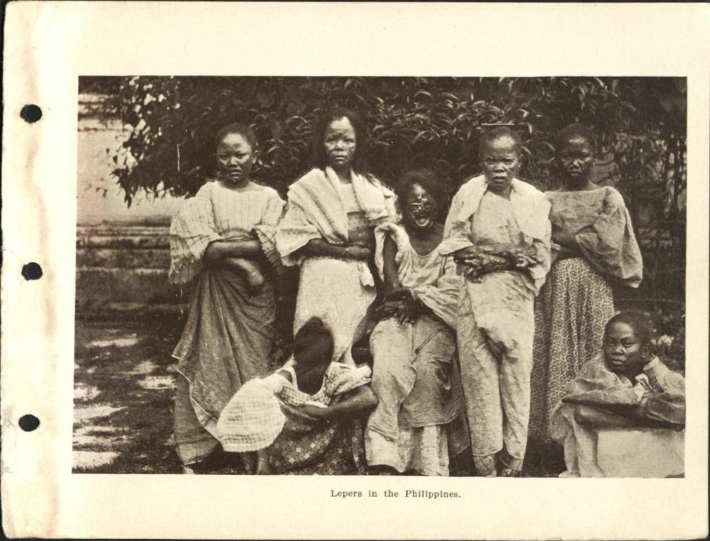 Lepers in the Philippines.