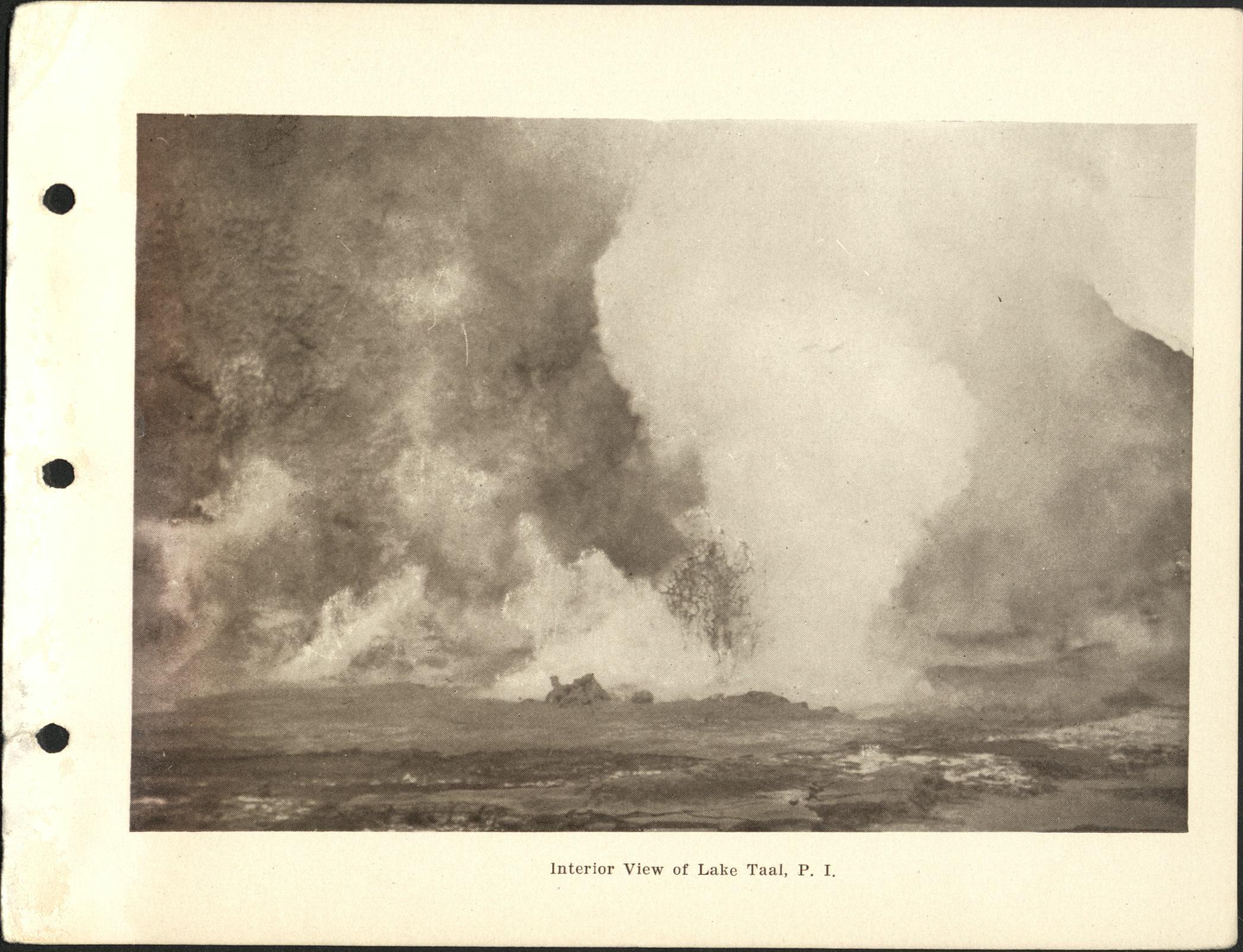 Interior view of Lake Taal, P. I.