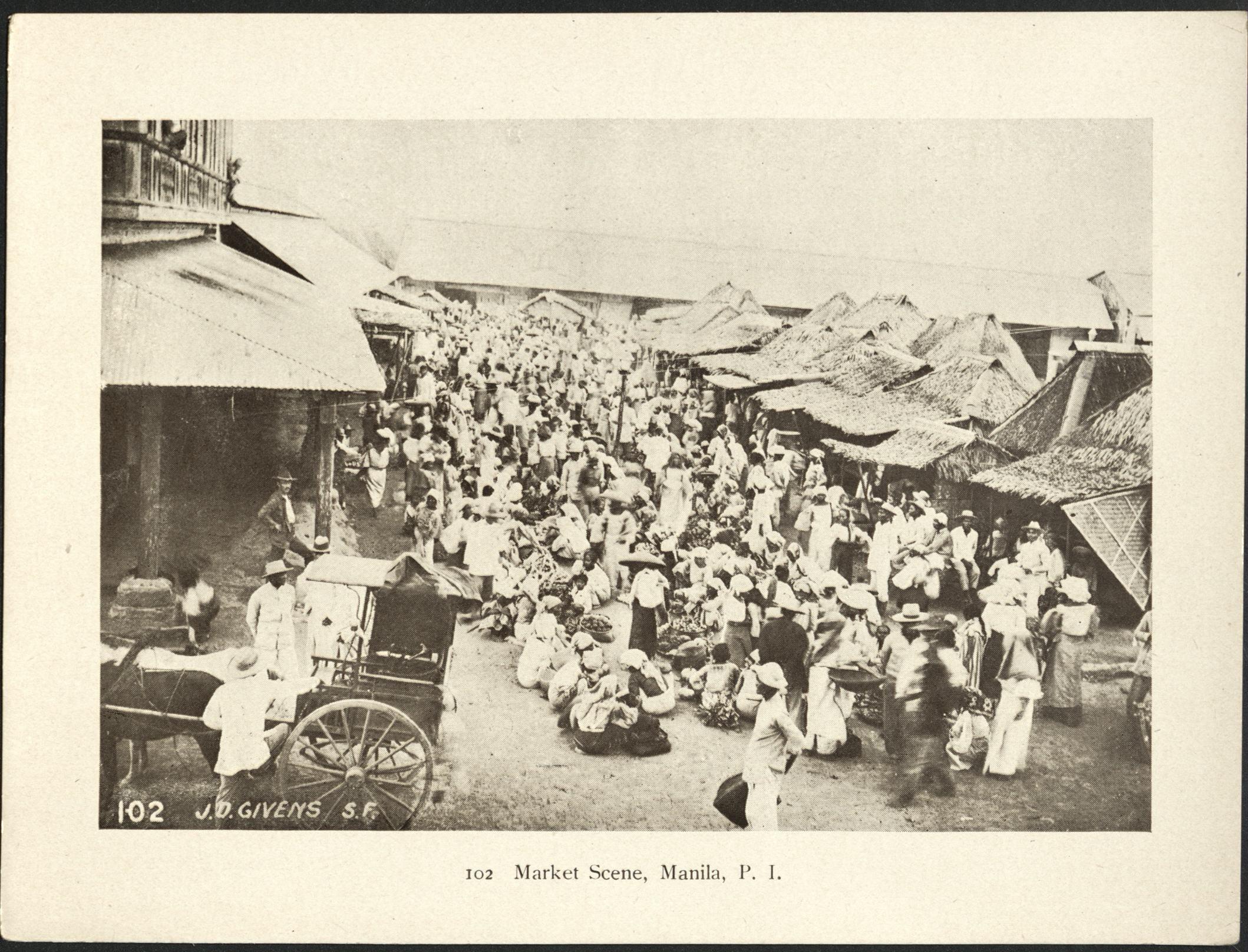 102. Market scene, Manila, P. I.