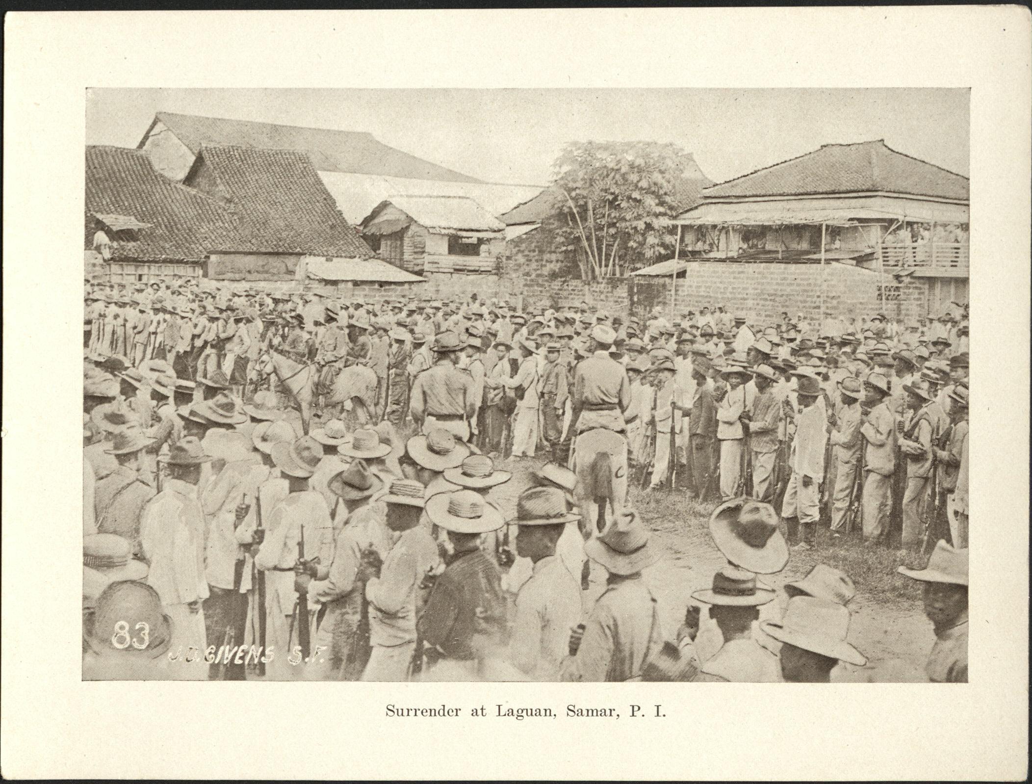 83. Surrender at Laguan, Samar, P. I.