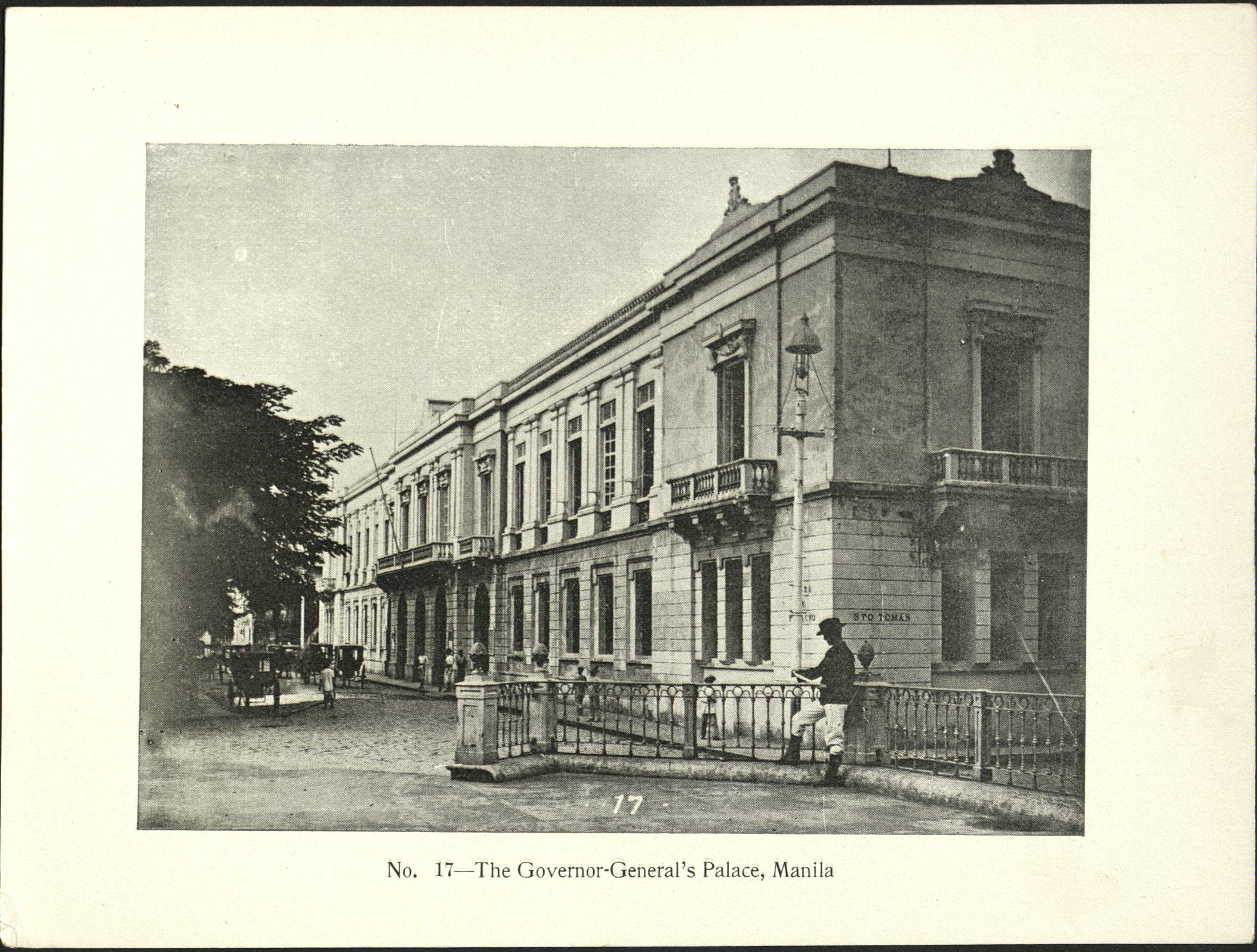 No. 17 – The Governor-General’s Palace, Manila.