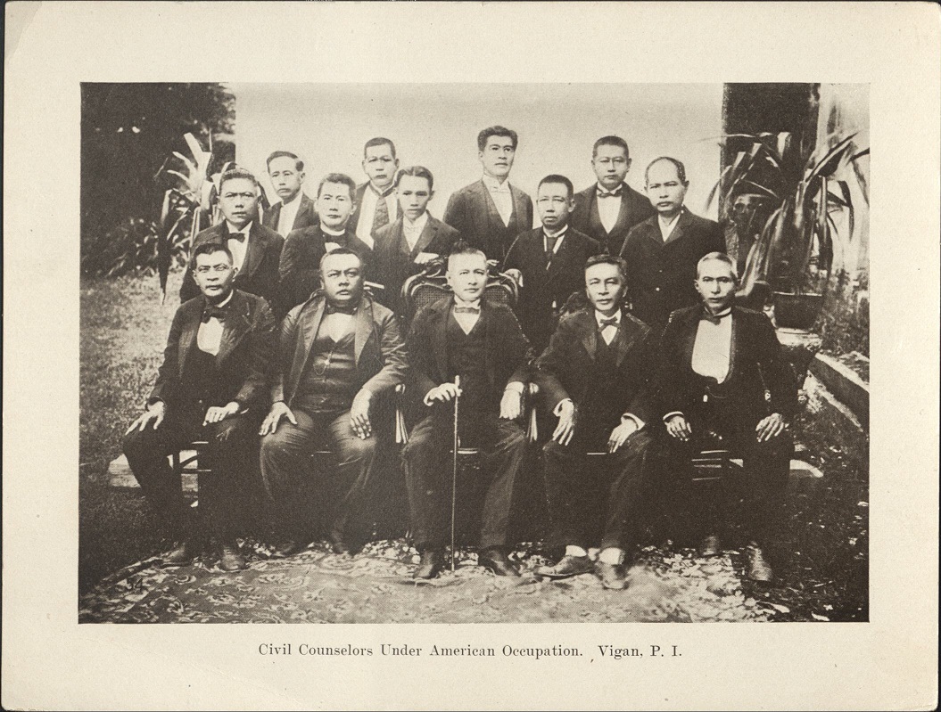 Civil counselors under American occupation. Vigan, P. I.