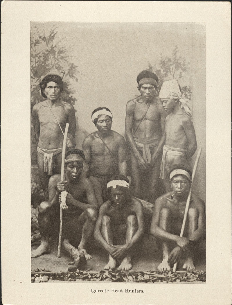 55. Igorrote [Igorot] head hunters.