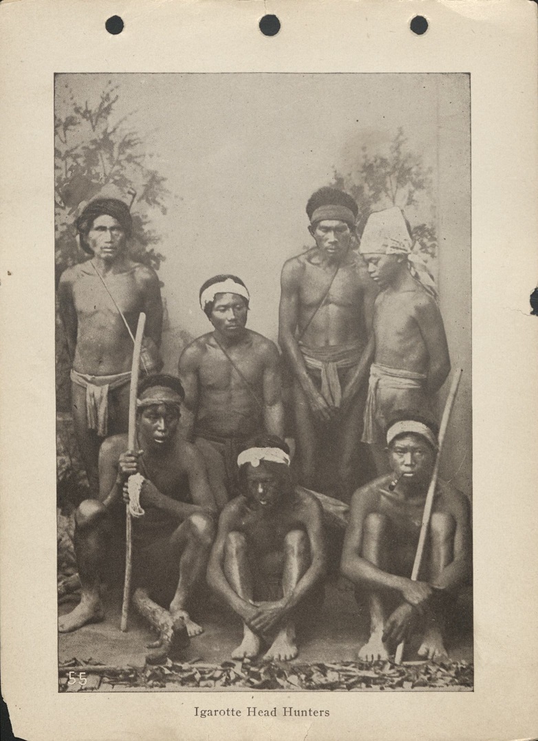 55. Igorrote [Igorot] head hunters.