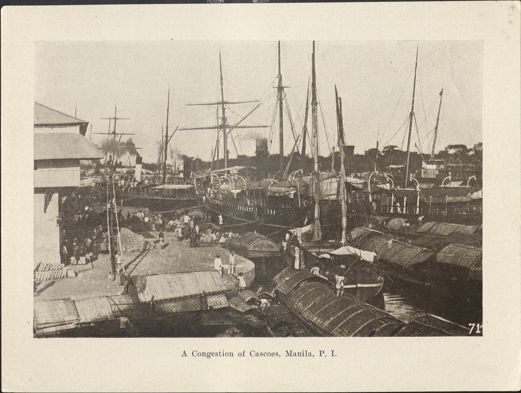 71. A congestion of cascoes [cascos], Manila, P. I.