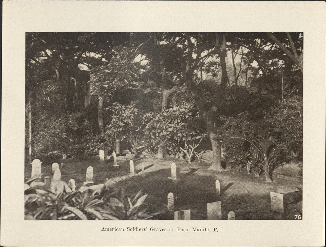 76. American soldiers’ graves at Paco, Manila, P. I.