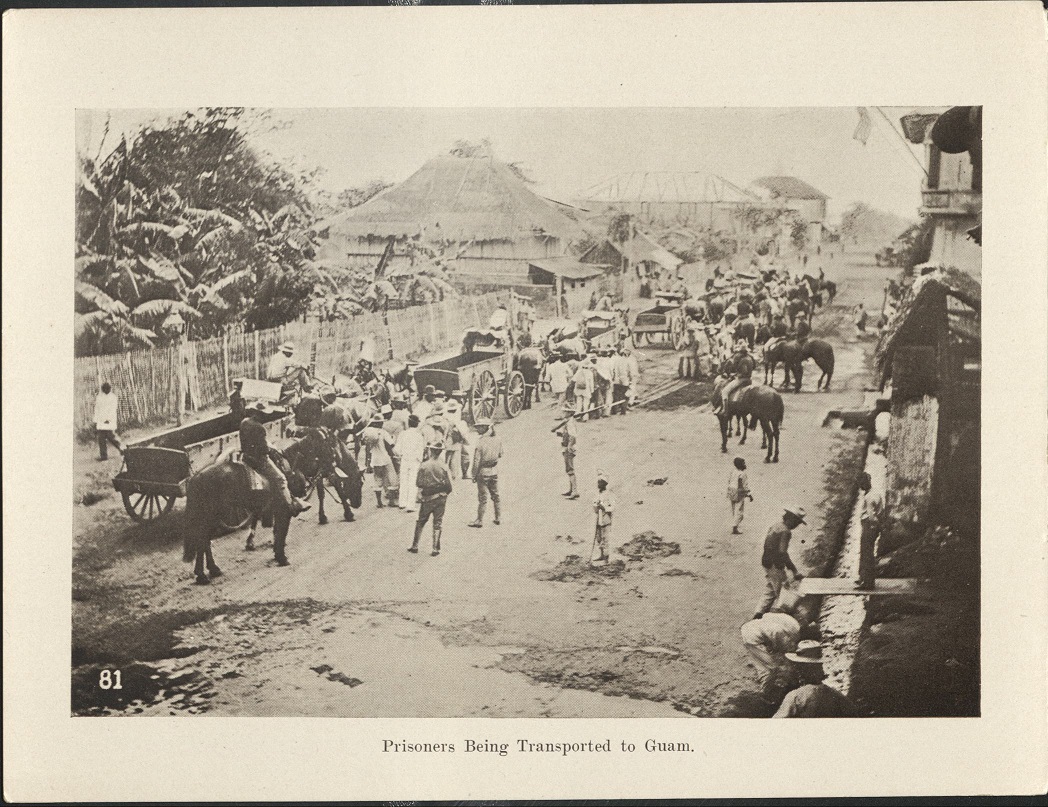 81. Prisoners being transported to Guam.