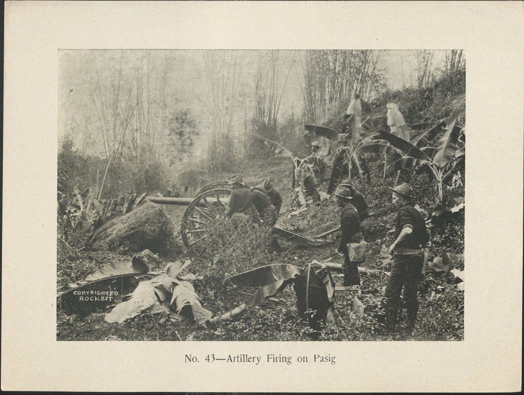 No. 43 – Artillery firing on Pasig.