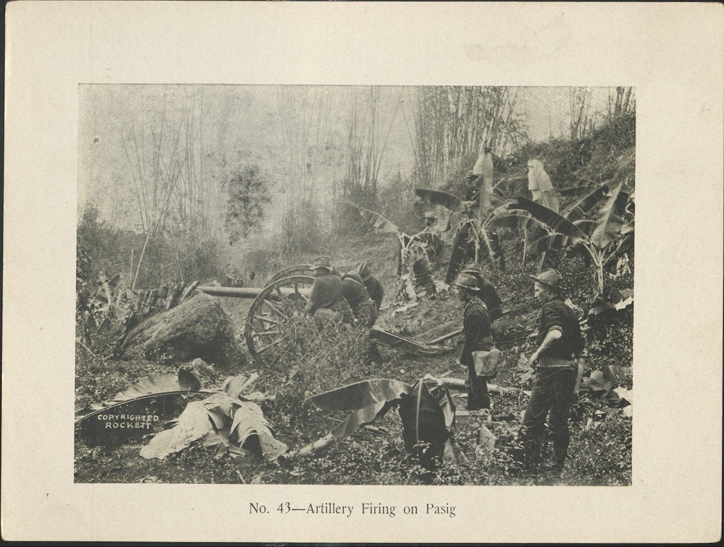 No. 43 – Artillery firing on Pasig.