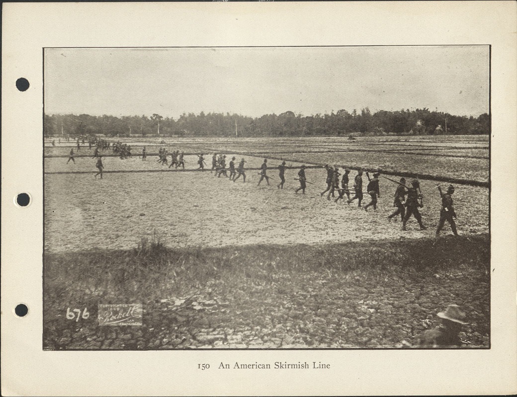 150. An American skirmish line.