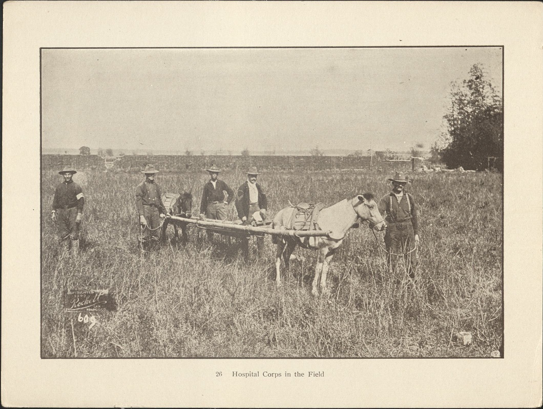 26. Hospital Corps in the field.