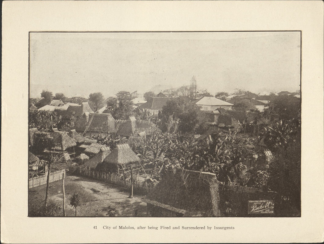 41. City of Malolos, after being fired and surrendered by Insurgents.