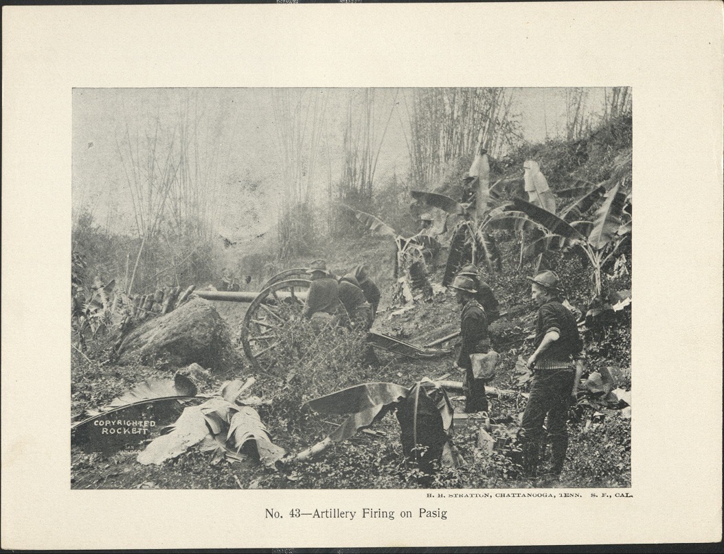 No. 43 – Artillery firing on Pasig.
