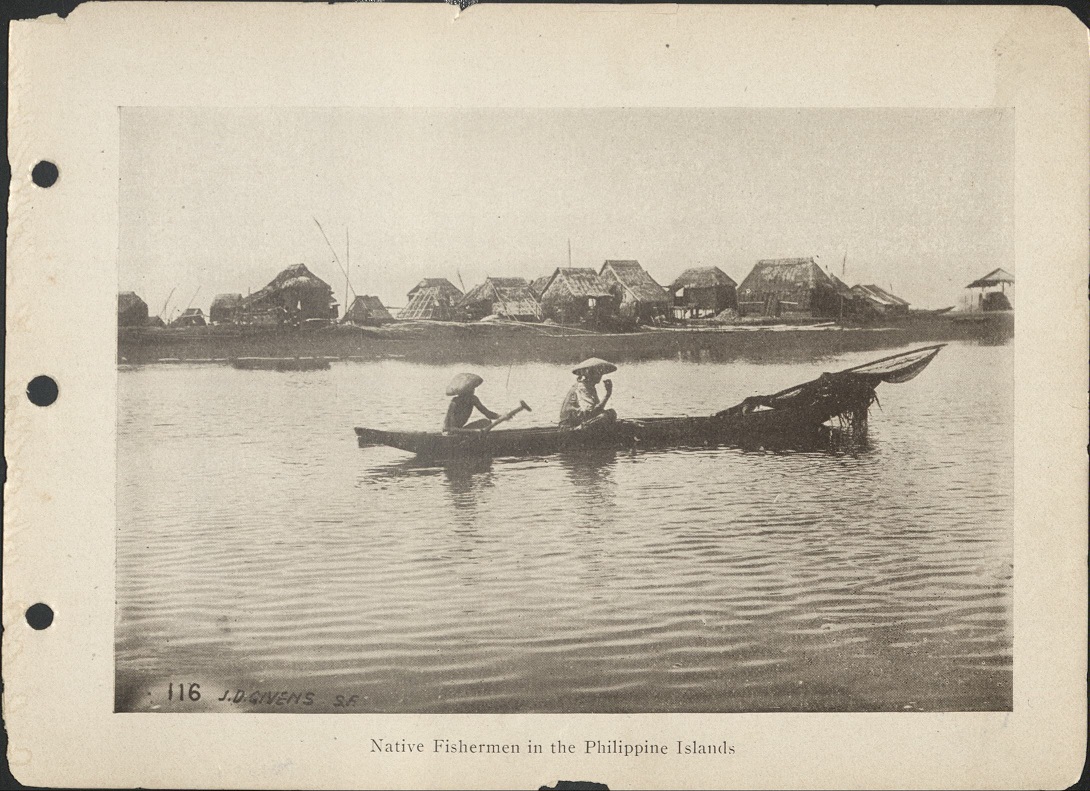 116. Native fishermen in the Philippine Islands.