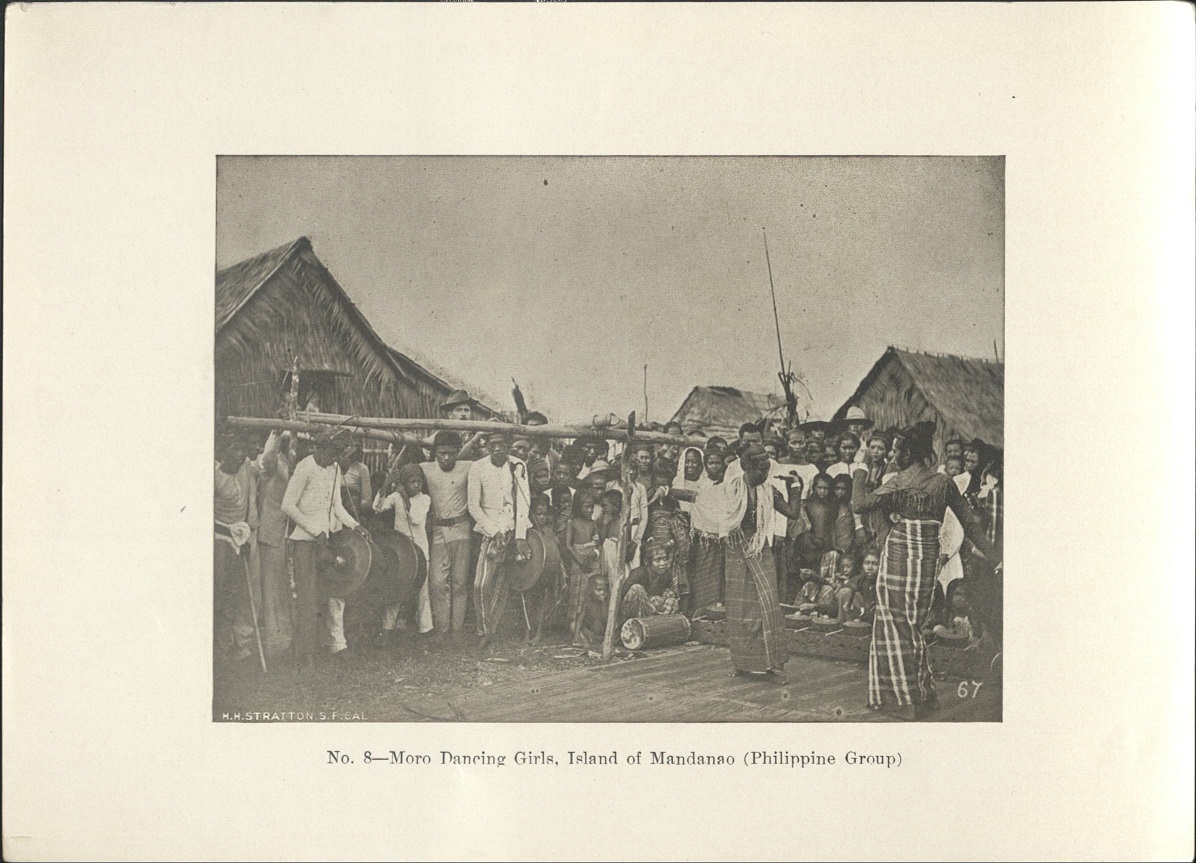 No. 8 – Moro dancing girls, Island of Mindanao (Philippine group).