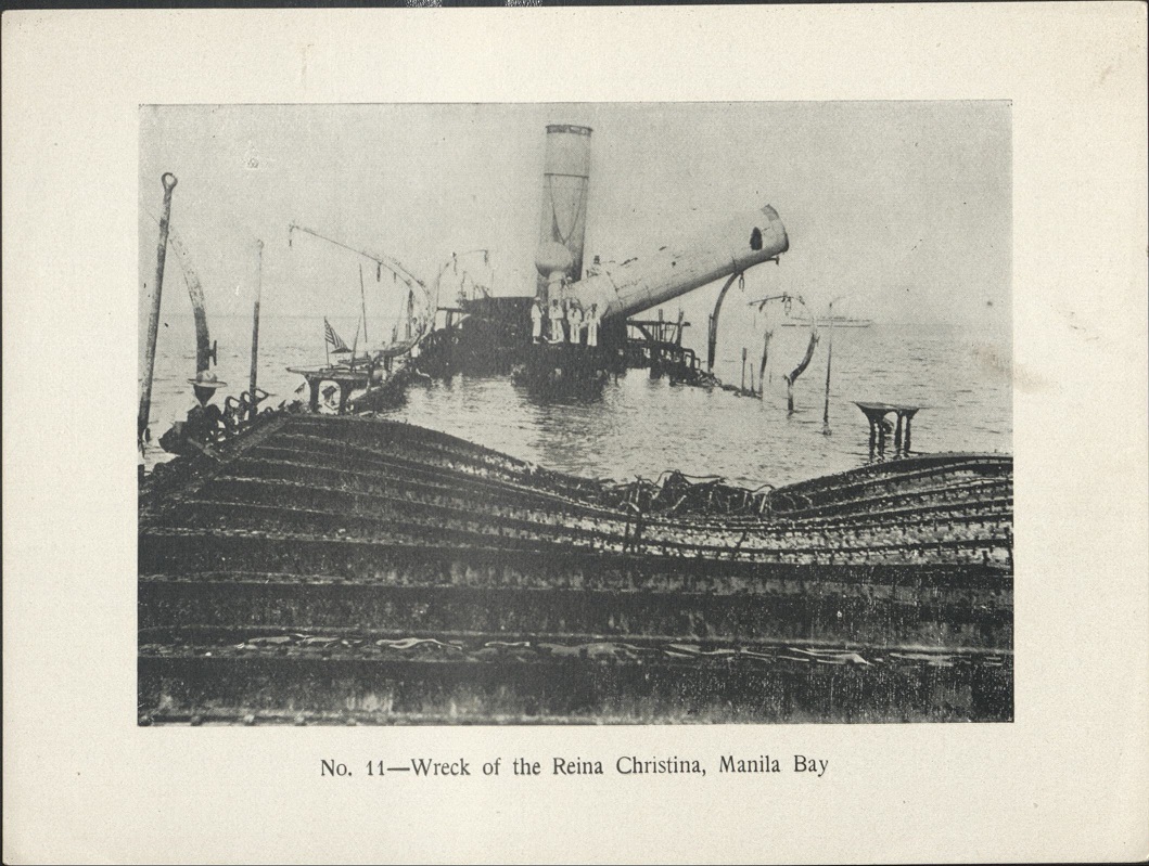 No. 11 – Wreck of the Reina Christina, Manila Bay.